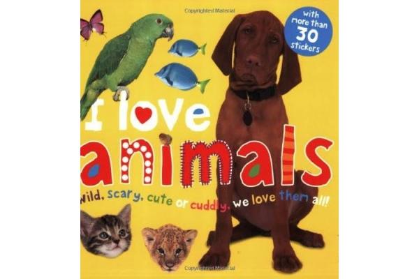 I Love Animals Sticker Book