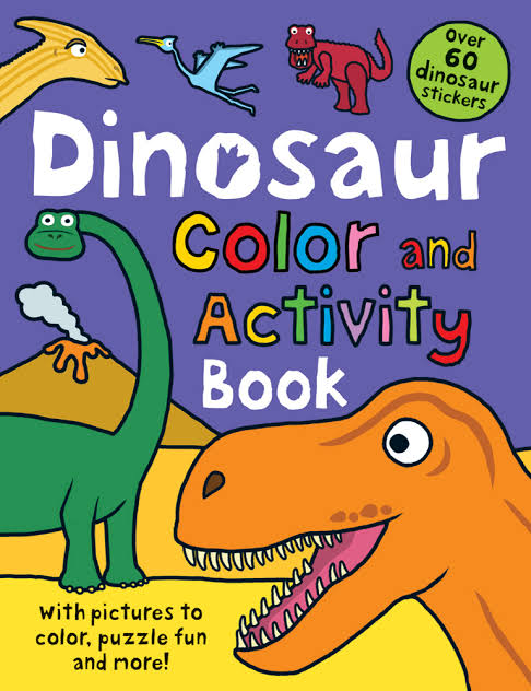 Color and Activity Books Dinosaur