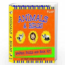 Animals & Birds: 24 Piece Puzzle and Book Kit