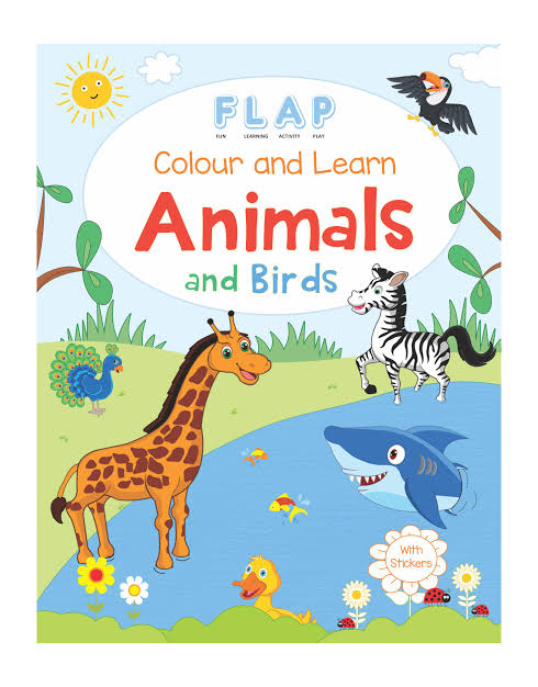 Colour and Learn - Animals and Birds
