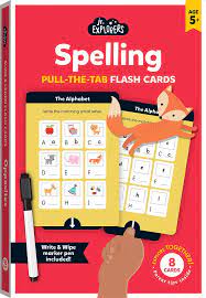 Spelling - Pull-the-Tab Flash Cards