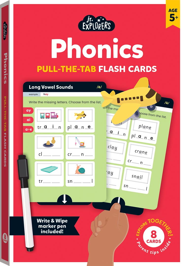 Phonics : Pull-the-tab Flash Cards