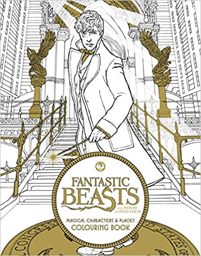 Fantastic Beasts and Where to Find Them: Magical Characters & Places Colouring Book
