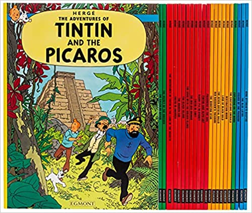 Tintin Paperback Boxed Set 23 titles