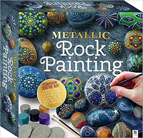 Metallic Rock Painting Box Set