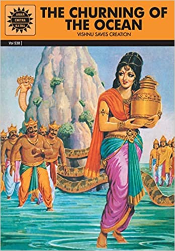 The Churning of the Ocean (Amar Chitra Katha)