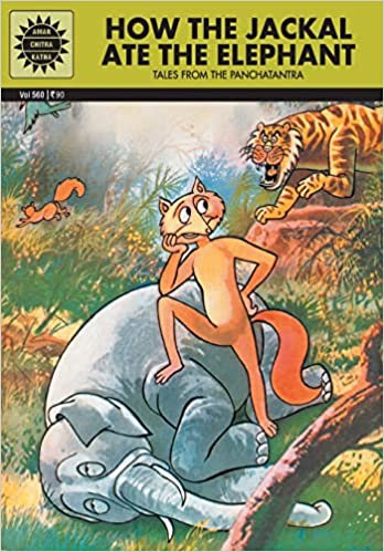 How the Jackal Ate the Elephant (Amar Chitra Katha)