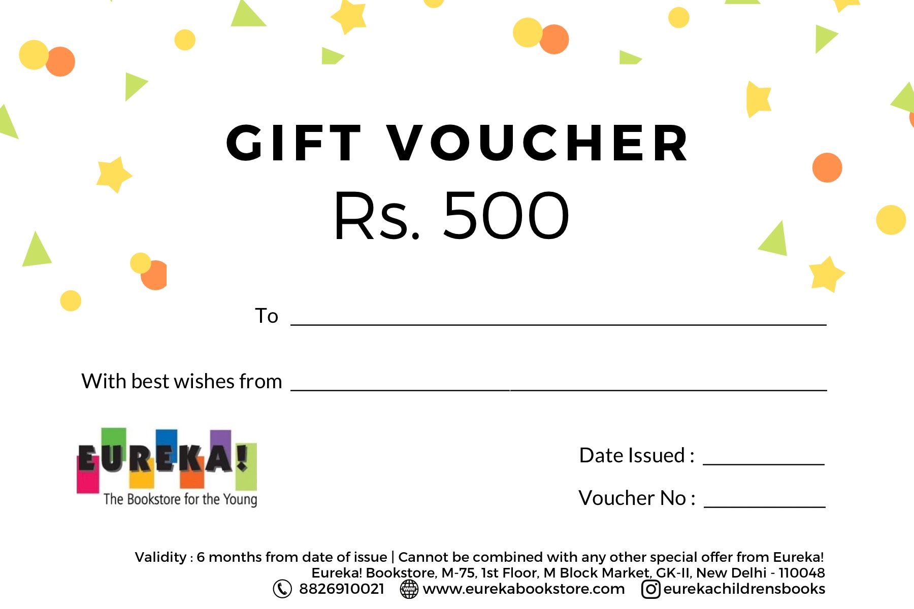 Eureka Gift Voucher 500