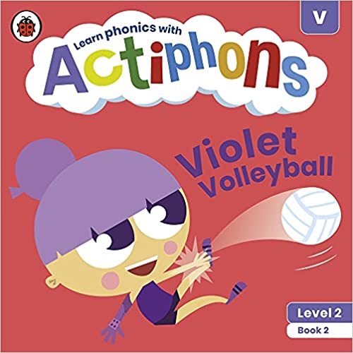 Learn Phonics with Actiphons Level 2 : Book 2- Violet Volleyball