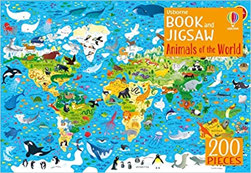 Usborne Book and Jigsaw : Animals of the World