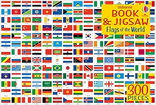 Usborne Book and Jigsaw : Flags of the World