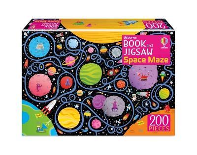 Usborne Book and Jigsaw : Space Maze