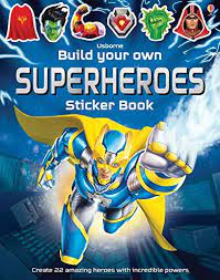 Build Your Own Superheroes Sticker Book