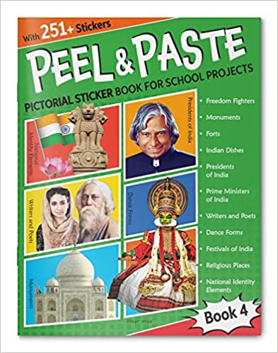Peel & Paste - Pictorial Sticker Book For School Projects - Book 4