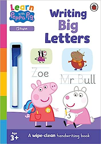 Learn with Peppa: Writing Big Letters: Wipe-Clean Activity Book