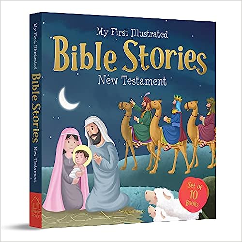 My First Illustrated Bible Stories from New Testament (Set of 10 Books)