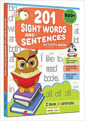 201 Sight Words And Sentence Activity Book