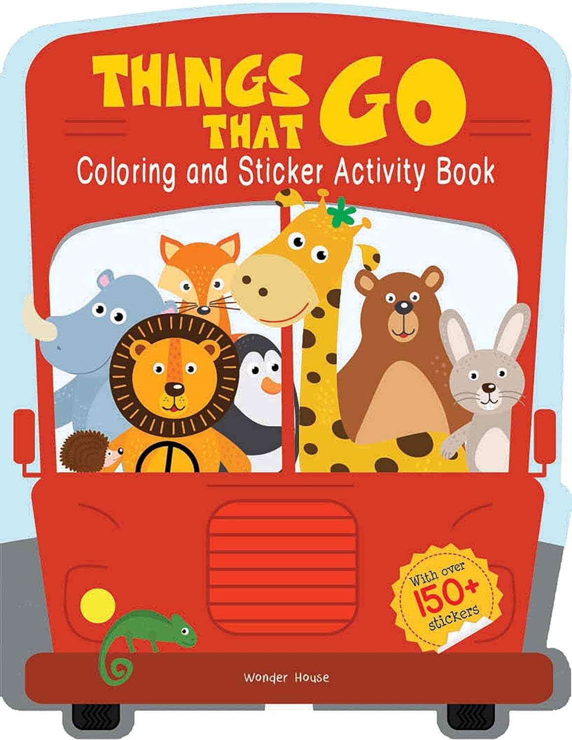 Things That Go - Coloring and Sticker Activity Book