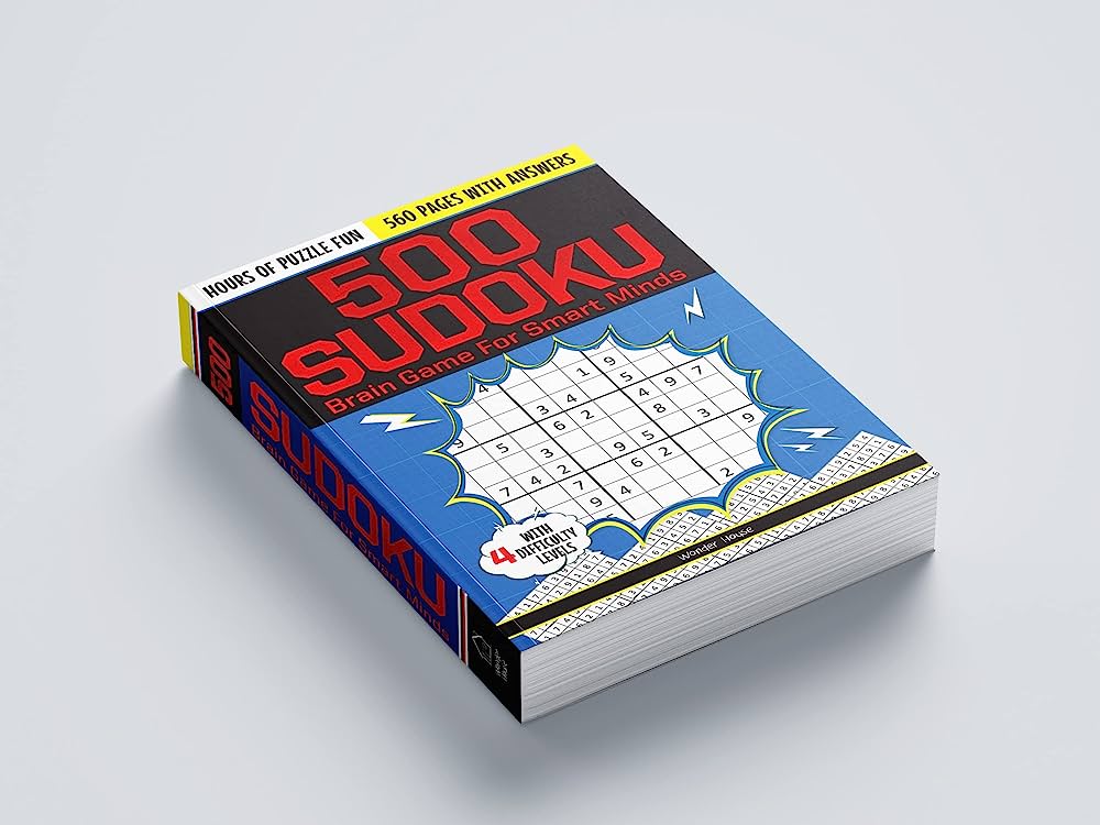 500 Sudoku Brain Game For Smart Minds