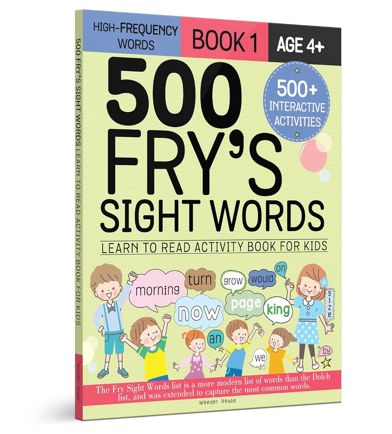 500 Fry's Sight Words: Learn to Read Activity Book for Kids