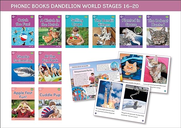Phonic Books Dandelion World Stages 1-7 (Sounds of the alphabet)