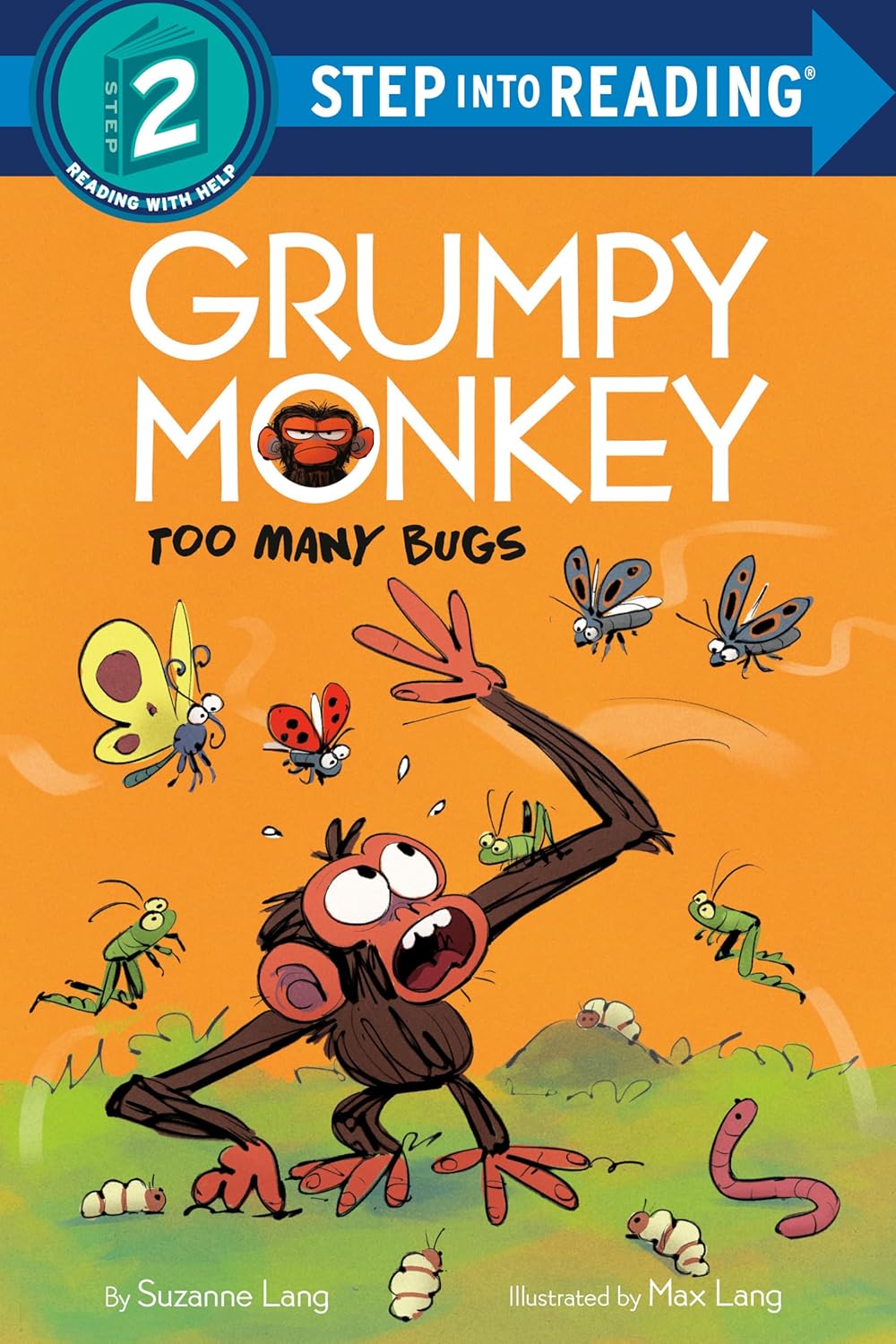 Grumpy Monkey Too Many Bugs (Step into Reading - 2)