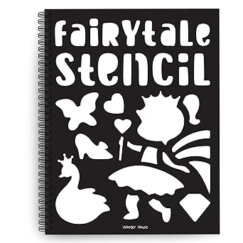 Stencil Book: Fairytale Board book