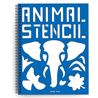 Stencil Book: Animal Board book