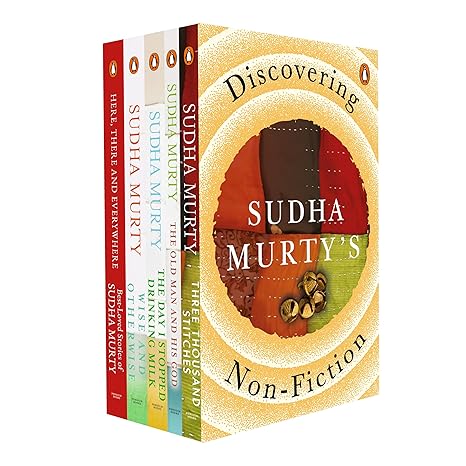 Discovering Sudha Murty's Non-Fiction: Here, There and Everywhere, Three Thousand Stitches, Wise and Otherwise, the Day I Stopped Drinking Milk, the O
