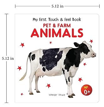 My First Book of Touch And Feel - Pet And Farm Animals