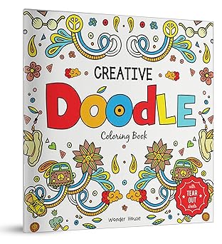 Creative Doodle Coloring Book : Children Coloring Book With Tear Out Sheets