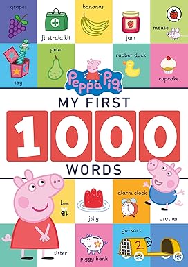 Peppa Pig: My First 1000 Words: Early Learning Words and Picture Book for Kids Age 2+ Years
