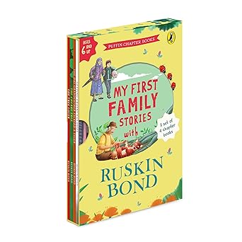 My First Family Stories: Ruskin Bond Boxset (Set of 4) | Illustrated Family Stories with Nature, Relationships, and Life Lessons