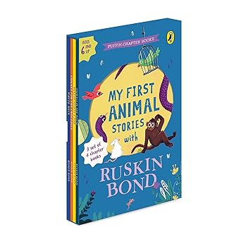 My First Animal Stories: Ruskin Bond Boxset (Set of 4) | Fun, Adventurous Animal-themed Humorous Tales