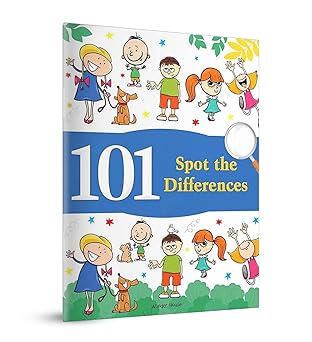 101 Spot the Differences: Fun Activity Book for Children | Improve Observation & Concentration