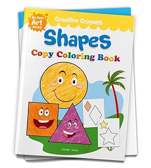 Colouring Book of Shapes: Creative Crayons Series - Crayon Copy Colour Books