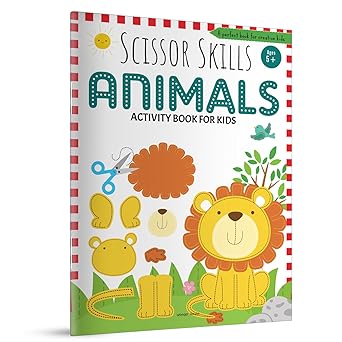 Scissor Skills: Animal (Activity Book for Kids)