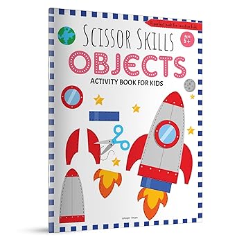 Scissor Skills: Objects (Activity Book for Kids)
