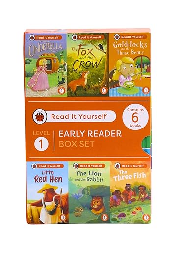 Read It Yourself with Ladybird: Early Readers Level 1: 6 Books Collection Box Set