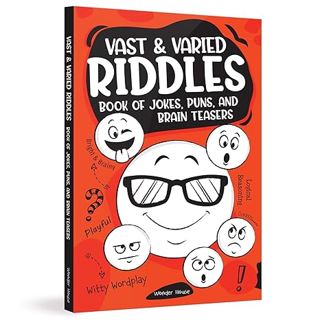 Vast & Varied Riddles: Book of Jokes, Puns & Brain Teasers Ages 7–12