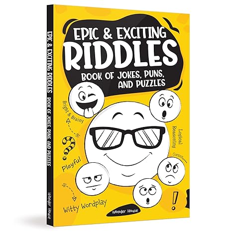 Epic & Exciting Riddles: Book of Jokes, Puns & Puzzles Ages 7–12