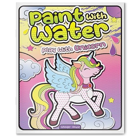 Paint with Water – Play with Unicorns Magical Scenes to Paint with Just Water