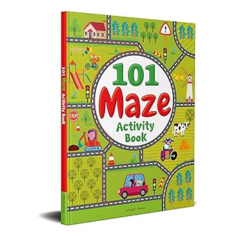 101 Maze Activity Book: Fun & Challenging Mazes for Kids Boost Critical Thinking, Problem-Solving & Motor Skills | Ages 4–8 | Over 100 Engaging Maze C