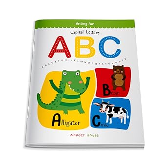Capital Letters ABC – Write and Practice Book for Kids: Learn to Trace and Write Capital Letters A to Z | Early Writing Skills Workbook with Fun Activ