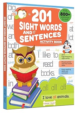 201 Sight Words and Sentences: Activity Book for Children