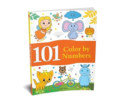 101 Color by Numbers: Fun Activity Book for Children | Learn Number Recognition & Color Matching | Ages 4–7 | Hours of Creative Learning Fun