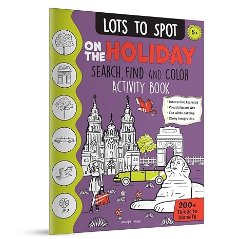 Lots to Spot On The Holiday: Search, Find and Color Activity Book