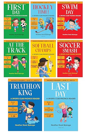 Phonics Readers Level 2 - Sports Club (Pack of 8)